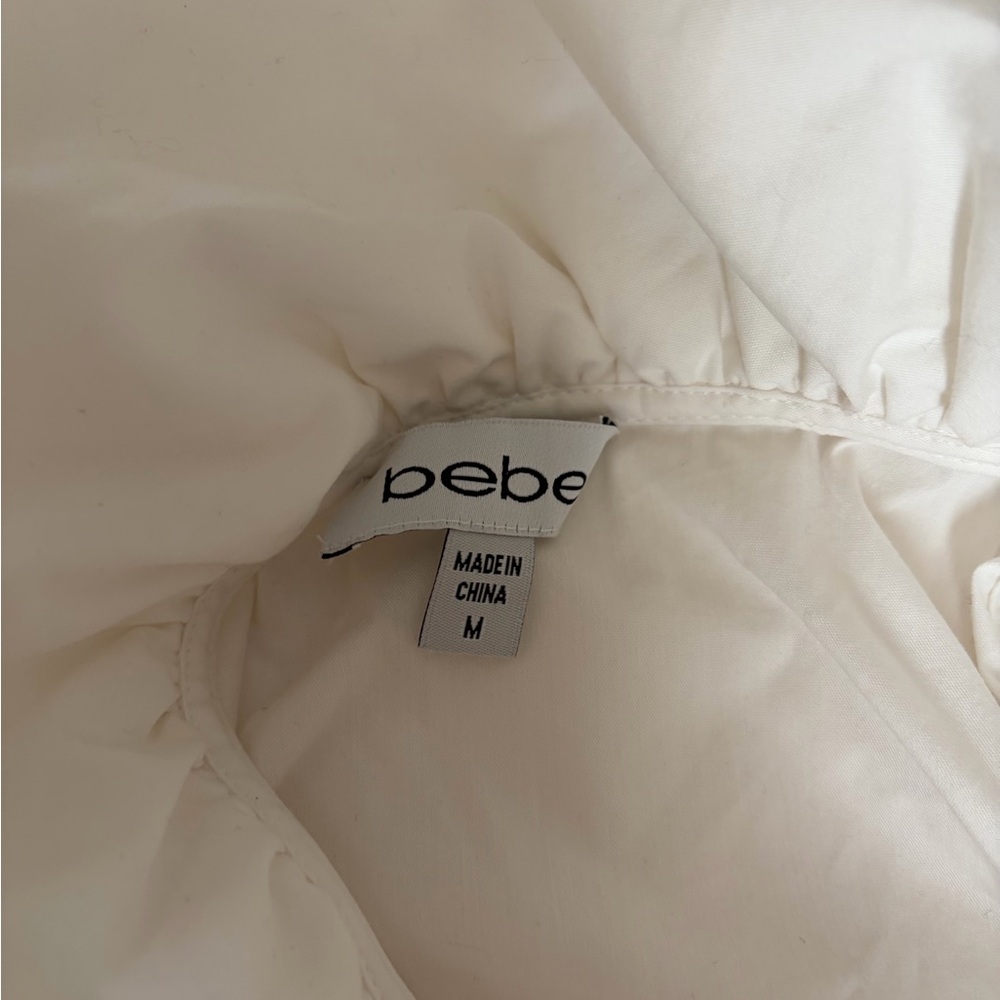 Bebe Cream Ruffled Blouse - Picture 4 of 4